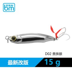 蓝旗鱼路亚饵王道5号全泳层骚动白鲦15克20克远投灵动金属假饵
