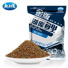 龙王恨 金版鲫鲤系列 鱼饵钓鱼饵料钓饵鱼食增效剂 拉丝粉雪花粉