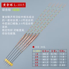 黄金眼旗舰店 黄金眼正品芦苇浮漂1009高灵敏鲫鱼漂混养漂粗尾漂